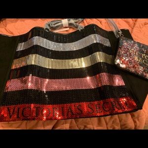 Victoria secret bag with wristlet